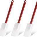 3 PCS Commercial Grade Heat Resistant Silicone Spatulas, 9.5-Inch Rubber Spatulas for Baking, Nonstick & BPA-Free