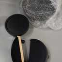 3PCS Wooden Display Risers for Display,Wood Riser Display Pedestal Stand for Home Dcor (Modern Black,8,6,5'')