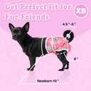 Pet Soft Female Dog Diapers, 3 Pack Washable Dog Diapers Female for Dogs in Heat Reusable Dogs Period Panties, Puppy Diapers (Food, XS)