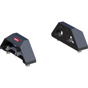 CURT 16024 A30 Replacement Chevrolet Silverado, GMC Sierra 2500, 3500 HD Puck 5th Wheel Legs, 30,000 lbs, Carbide Black, Hitch Head Required