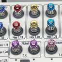 Fencia Universal Dental Implant Torque Wrench Ratchet,10-70NCM Ratchet Drivers Dental Implant Repair Tool Kit, 16pcs Prosthetic Driver Kit Torque Wrench System