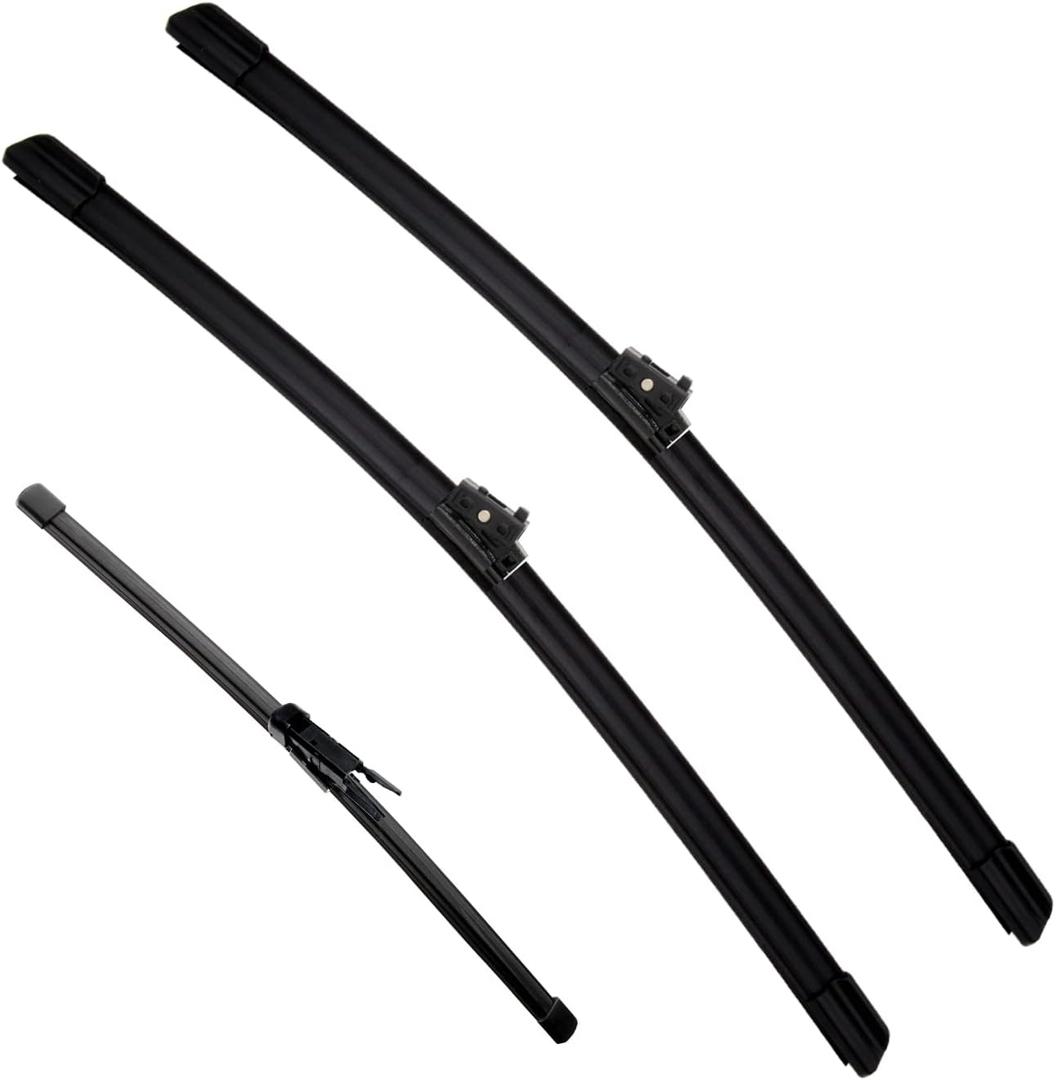 3 wipers Replacement for Mercedes-Benz GLA250 GLA45 AMG 2016 2017 2018 2018 2020 2021, Windshield Wiper Blades Original Equipment Replacement - 24"/19"/12" (Set of 3)