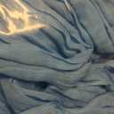 12 Pack Baby Blue Cheesecloth Table Runner 17x108 Inch Semi Sheer Boho Gauze Cheese Cloth Fabric Table Runners, for Wedding Party Baby Shower Birthday Home Decor Garden Farmhouse