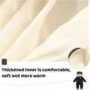 Cute Baby Boys Snowsuit New Born baby girls Winter Coat Toddler Clothes (Black)