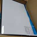 JILoffice Magnetic Whiteboard/White Board, Dry Erase Board 48 x 31 Inch, Black Aluminum Frame Wall Mounted Board for Office Home and School