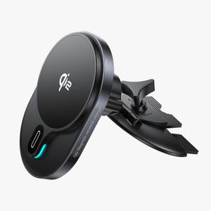 For Qi2 15W Wireless MagSafe CD Car Mount Charger,CD Player Phone Mounts, CD Slot Phone Mount Holder for iPhone 17/16/15/14/13/12, Galaxy S25,Fast Charging for Magnetic iPhone Car Accessories