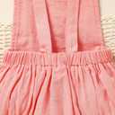 Baby Boys Girls 1st Birthday Romper Baby First Birthday Outfit Boy Solid Color Jumpsuit Cake Smash Outfit (Pink), 12-18 Months