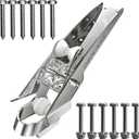 Bow Anchor Roller 316 Stainless Steel Marine Grade Hinged Self-Launching Bow Roller for Delta Anchors (for Anchor 22-44lbs)