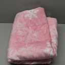 Spring Summer Flannel Blanket Throw, Pink Watercolor Painting Flowers Soft Fuzzy Plush Cozy Fleece Blankets for Couch Sofa Bed Lounging, Ideal Gifts for Kids Adults Wife Self,