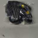 XSY&G Dog Boots,Waterproof Dog Shoes,Dog Booties with Reflective Rugged Anti-Slip Sole and Skid-Proof,Outdoor Dog Shoes for Medium to Large Dogs 4Pcs (Size 6:2.9''x2.5'')(L*W) for 52-70 lbs, Black)