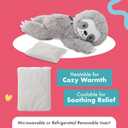 Lilly's Love Heatable & Coolable Lavender Scented Weighted Stuffed Animal - Microwavable Heatable Pad for Kids & Adults - Machine Washable Plushie - Calming Stuffed Animal for Anxiety