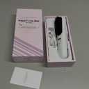 Cordless Hair Straightener Brush, Portable Straightening Brush for Travel, Negative Ion Hot Comb Hair Straightener for Women, Straightening Comb for Travel & Home, Lightweight to Carry Out, White