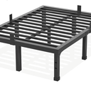 14 Inch Queen Size Bed Frame,3500 lbs Heavy Duty Metal Platform, Mattress Foundation with Steel Slat Support/No Box Spring Needed/Noise Free/Non-Slip/Easy Assembly