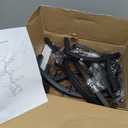 Plant Stand Indoor with Grow Light - 8 Tiered Plant Shelf Indoor, Corner Plant Stand, 49" Tall Plant Shelf with Lights for Indoor Growing, Lighted Flower Holder for Living Room, Balcony, Black