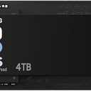 Samsung 990 EVO Plus SSD 4TB, PCIe Gen 4x4 | Gen 5x2 M.2, Speeds Up-to 7,250 MB/s, Upgrade Storage for PC/Laptops, HMB Technology and Intelligent Turbowrite 2.0, (MZ-V9S4T0B/AM)