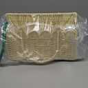 Large Baby Diaper Caddy, Brown Paper Rope Storage Basket with Handles, Portable Nursery Organizer with Removable Divider for Diapers, Wipes, Baby Essentials (Nature) (Beige)