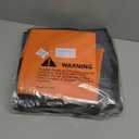 XL Toy Storage Organizer with Play Mat - Storage Bag/Box for Kids, Boys, Girls, Nursery, Playroom - Basket for Building Bricks/Blocks - Collapsible Fabric Cube Bin, 13"x13"x15" (Dark Gray)