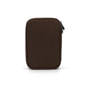 Cosmetic Bag Makeup Brush Case Organizer Pouch Portable Makeup Handbag Travel Makeup Brush Holder for Eyeshadow Brush Women, Brown