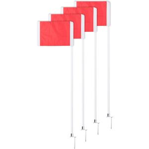 Champion Sports Spring Loaded Soccer Corner Flags
