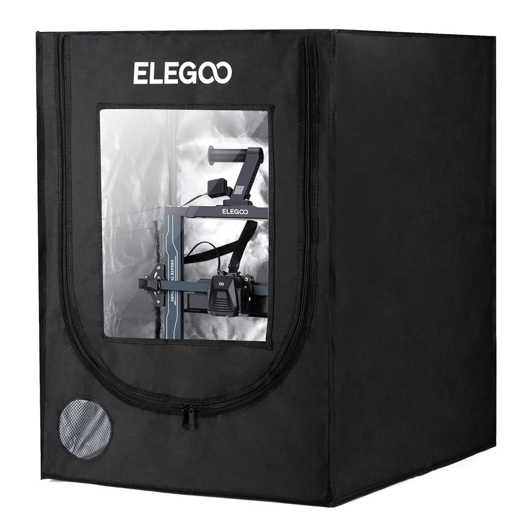 ELEGOO 3D Printer Enclosure, Fireproof and Dustproof 3D Printer Cover Constant Temperature Tent for Neptune 3 Pro/Neptune 4/Neptune 4 Pro/Ender 3/Ender 3 V2/Ender 3 S1/Kobra 2