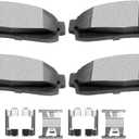 SCITOO D652 Front Semi-Metal Brake Pads Sets Fit For Ford For Explorer/For Ranger,For Mazda B2300 / B2500 / B3000,For Mercury Mountaineer 1997-2001