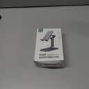 OCYCLONE Phone Stand, Adjustable Height and Angle Foldable Cell Phone Stand Holder for Desk, Taller iPhone Stand Compatible with 4.7"-13" Smartphones iPad Tablet, Black