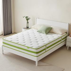 10 Inch Twin XL Mattress, Hybrid Mattress Twin XL with Pocket Innerspring and Cool Memory Foam, Motion Isolation and Pressure Relief, CertiPUR-US Certified, Medium Firm Feel, 39 * 80 * 10 Inch