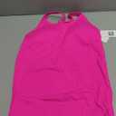 ATTRACO Ribbed Workout Tank Tops for Women with Built in Bra Tight Racerback Scoop Neck Athletic Top (Medium, Hot Pink)