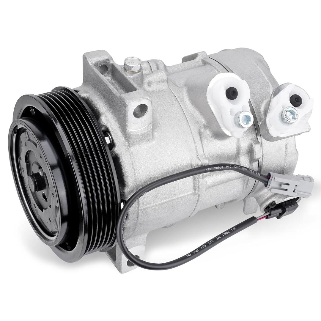 Air Conditioner AC Compressor Compatible with Dodge Caliber 2009-2012, Jeep Compass Patriot 2009-2017, 1.8L 2.0L 2.4L w/One Plug, Replacement for AC System