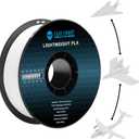 SainSmart Light Weight Filament 1.75mm, 1KG, LW-PLA Low-Density Active Foaming 3D Printer Filament for RC Planes Drone Parts and Cosplay, White PLA Filament