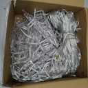 Lyhope Christmas Icicle Lights, 432 LED 35.4ft 8 Modes Low Voltage Icicle String Lights with 72 Drops, Icicle Fairy Twinkle Lights for Xmas, Eaves, Wedding, Garden, Outdoor, Indoor Decor (Pure White)