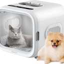 PETKIT AIRSALON MAX Automatic Pet Hair Drying Box for Cat Puppy Kitten,Ultra Quiet Hair Dryer for Small Dog Grooming,60L Large Capacity/Smart Temperature Control via App and Touch Panel