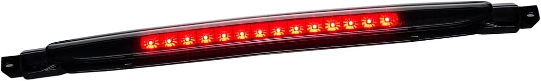 Third 3rd Brake Light LED for 2002-2009 Chevy Trailblazer GMC Envoy, High Mount Rear Brake Lights Assembly for 04-07 Buick Rainier, Waterproof Center Cab Lamp Stop Light (Black)