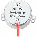 1PC Synchronous Synchron Motor AC 12V 4W 40-60Hz CCW/CW for Hand-Made 0.8-1R 2.5-3R 4-5 R 8-10R 10-12R 15-18R 20-24R 30-36R(0.8-1rpm)