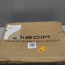 MIBOIM Laundry Basket with Wheels:88L Rolling Laundry Cart Foldable Metal Frame Dirty Clothes Laundry Hamper 36"H 4 Caster 2 Brake Waterproof Removable Liner Carry Handle for Dorm Laundry Room,Black