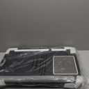 QUDODO Lap Desk - Large Bed Desk,17In Foldable Laptop Bed Tray Table with Adjustable Dual Cushion Wrist Rest & Mouse Pad,Portable Wood Laptop Stand for Bed Sofa,Multifunctional Slot for Tablet & Phone (Black)