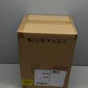 3.2 Gallon Bathroom Trash Can with Lid, Stainless Steel Garbage Can with Foot Pedal & Removable Inner Bucket, Rectangular Small Step Waste Bin for Kitchen Living Room (Silver, 12L)