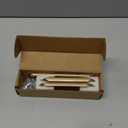 Goo-Ki 2 Pack Champagne Bronze Cabinet Pulls with Backplate Spacer, 5" Hole Center Zinc Alloy Kitchen Drawer Pulls Handles