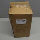 Toothbrush Holders with Sliding Lid, Rotating 3 Slots Bathroom Organizer Countertop, Tooth Brush Toothpaste Holder Bathroom Counter Stand Sink Organizer Caddy for Vanity Makeup Brushes Holder (White+transparent Black)