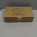 Heated Cat Bowl with Soft Indicator Light  Double Removable Stainless Steel Bowls, Freeze-Proof Water & Food, Overheat Protected, Chew-Resistant Cord, UL Listed