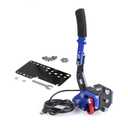 ZHSYMX USB Handbrake for 16Bit SIM PC Racing Games, Compatible with G27 G29 G920 G923 T500 T300 Simulate Linear Handbrake With PlateOnly PC System Blue