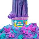 Play-Doh Sand Scented Slime, Teal and Purple (Cotton Candy), 1.5 Pounds of Play Sand in Resealable with Magical Molds on the Lid, Creativity for Kids Sensory Toys