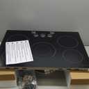 30 Inch Electric Cooktop Karienvir, 5 Burner Cooktop 8500W Built-in Electric Stove Top, Anti-slip Knob & Touch Control, Dual-Ring Burner, 30" Safety Lock, Timer, 220V Hardwired