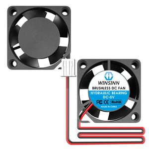 WINSINN 20mm 5V Fan - Hydraulic Bearing 12000 RPM 2010 Cooling Fan Replacement for Raspberry Pi/3D Printer/Small Server/Gaming Consoles/Network, 30cm Cable with XH2.54-2PIN, Brushless 20x10mm (2Pcs)