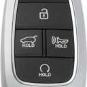 X AUTOHAUX TQ8-FOB-4F27 433MHz Replacement Keyless Entry Remote Smart Key Fob for Hyundai Santa Fe 2021 2022 2023 2024 No.95440-S1670 5 Buttons