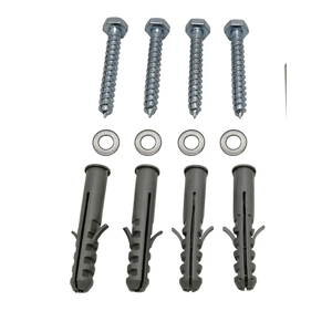 NKAIKE Lag Bolt Kit for Mounting TV Bracket Into Wood Or Concrete - Includes Heavy Duty Bolts, Fischer Concrete Anchors