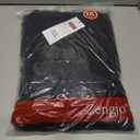 Zengjo Mens Half Zip Pullover Athletic(Black,XXL) (XXL)