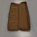 Savior Equipment American Classic Tactical Double Long Gun Bag Pistol Transportation Case w/Backpack Strap, Lockable Compartment, Length in 32" 36" 42" 46" 51" 55" (Flat Dark Earth Tan)