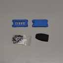 Key Fob Shell Case Replacement for Ford Expedition, Bronco, Explorer, Fusion, Escape, Edge, F150, Maverick and Lincoln Keyless Entry Remote  for 3/4/5 Buttons Non-Reversible (Bronco /SUV, Blue)