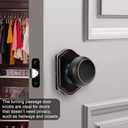 Goldenwarm Oil Rubbed Bronze Closet Door Knobs Interior No Lock, Passage Door Knobs Hallway, Bronze Door Knob Without Lock 3 Pack